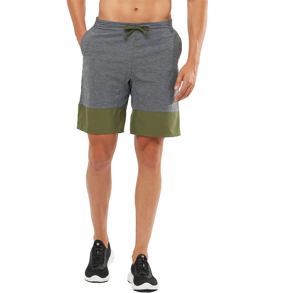 Salomon Xa Training Kurze Hose male, Ebony / olive night Salomon Xa Training Kurze Hose male, Ebony / olive night