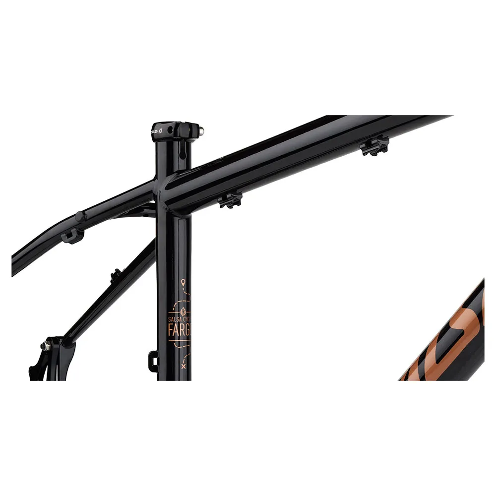 Salsa Fargo Gravel-rahmen, Black, S Salsa Fargo Gravel-rahmen, Black, S