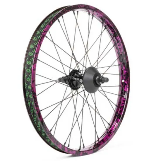 Saltbmx Ex Cassette Lsd 20´´ Hinterrad, Black / purple, 14 x 110mm, 1s Saltbmx Ex Cassette Lsd 20´´ Hinterrad, Black / purple, 14 x 110mm, 1s