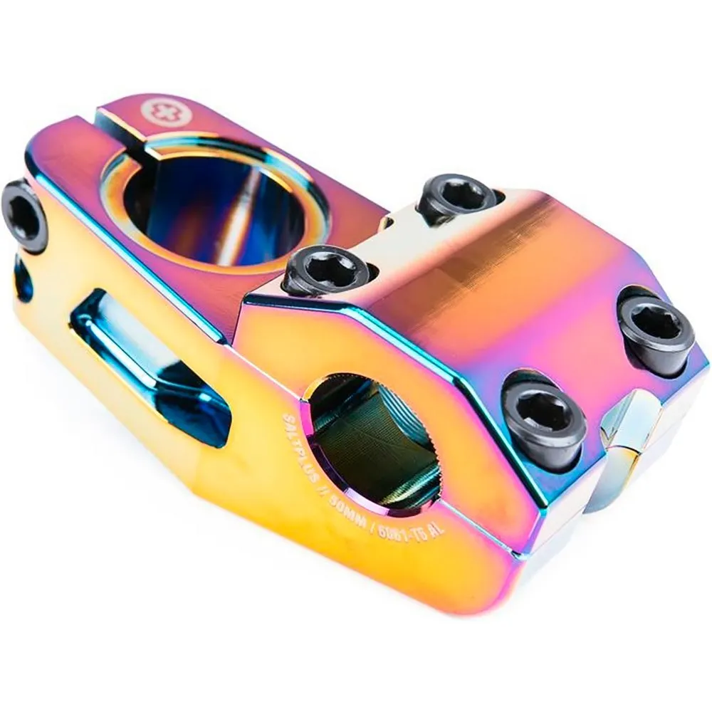 Saltbmx Manta Toploader 31.8 Mm 33 Mm Rise Fahrradvorbau, Oilslick, 50mm, 0º Saltbmx Manta Toploader 31.8 Mm 33 Mm Rise Fahrradvorbau, Oilslick, 50mm, 0º