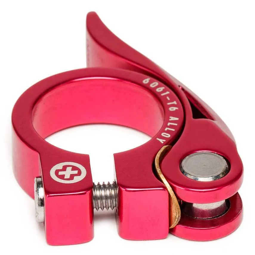 SALTPLUS Hq Sattelklemme, Red anodized, 25.4mm SALTPLUS Hq Sattelklemme, Red anodized, 25.4mm
