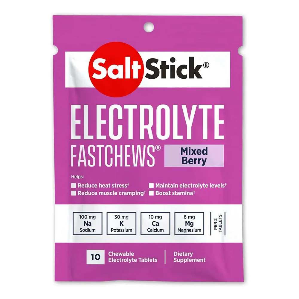 Saltstick Fastchews Tablettenbox Gemischte Beeren 35g 12 Einheiten, Multicolor, One Size Saltstick Fastchews Tablettenbox Gemischte Beeren 35g 12 Einheiten, Multicolor, One Size