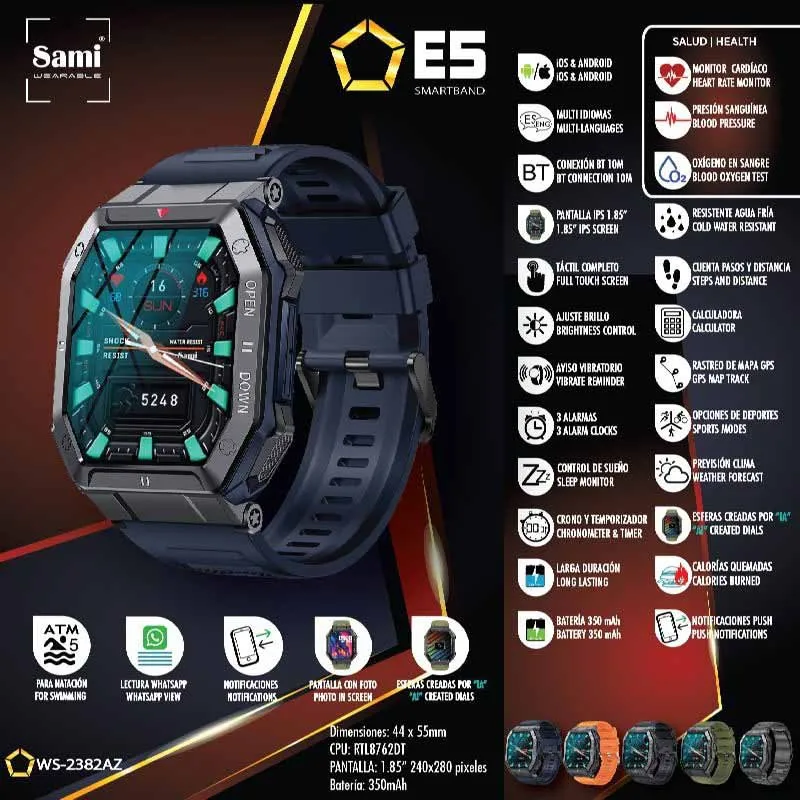 Sami E5 5atm Smartwatch Sami E5 5atm Smartwatch
