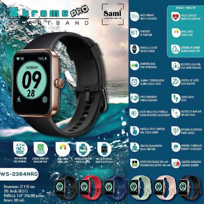 Sami Xtreme Pro 5atm Smartwatch Sami Xtreme Pro 5atm Smartwatch
