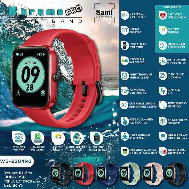 Sami Xtreme Pro 5atm Smartwatch Sami Xtreme Pro 5atm Smartwatch
