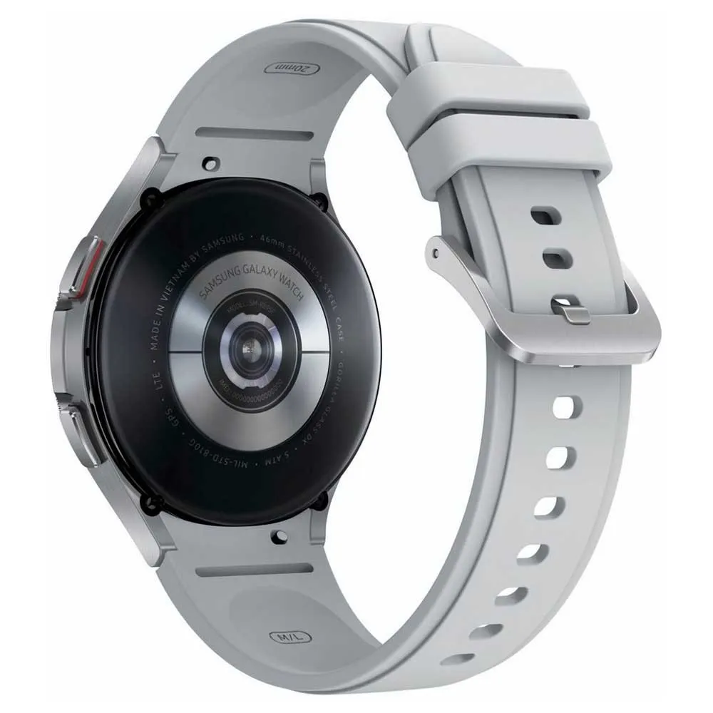 Samsung Galaxy Watch 4 Classic Lte 46 Mm Smartwatch, Silver Samsung Galaxy Watch 4 Classic Lte 46 Mm Smartwatch, Silver