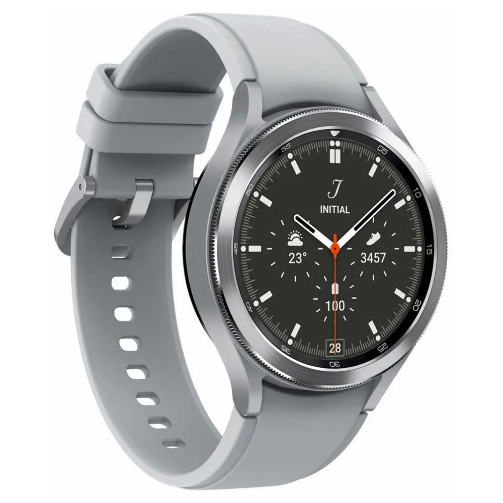Samsung Galaxy Watch 4 Classic Lte 46 Mm Smartwatch, Silver Samsung Galaxy Watch 4 Classic Lte 46 Mm Smartwatch, Silver
