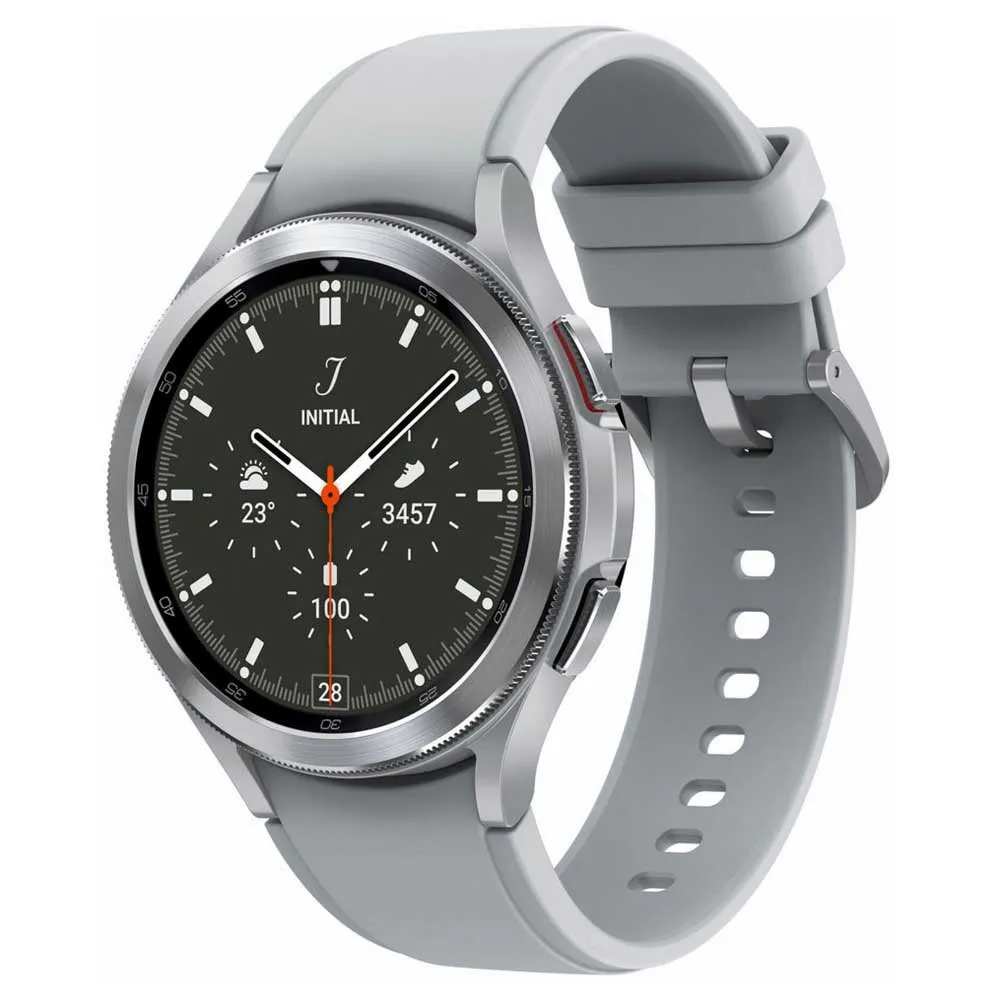 Samsung Galaxy Watch 4 Classic Lte 46 Mm Smartwatch, Silver Samsung Galaxy Watch 4 Classic Lte 46 Mm Smartwatch, Silver