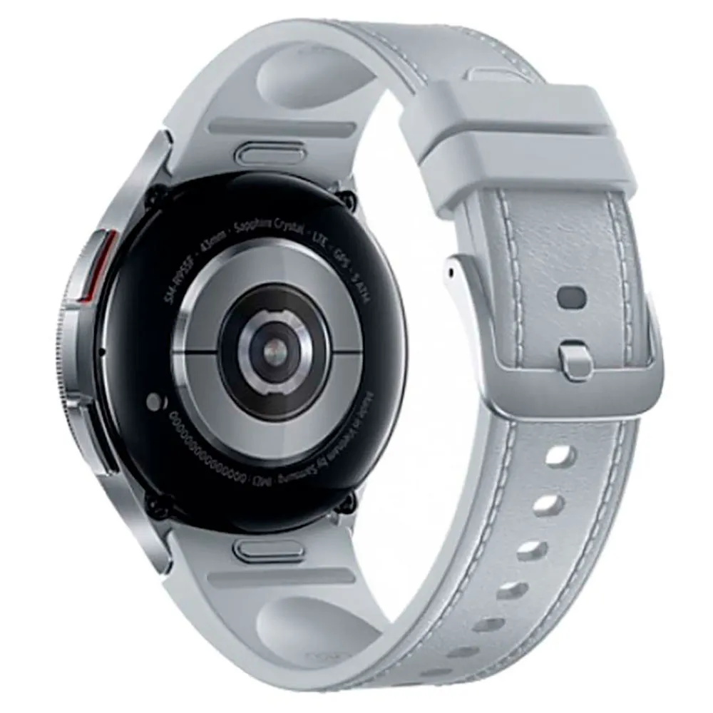 Samsung Galaxy Watch 6 Classic 4g 43 Mm Smartwatch, Silver Samsung Galaxy Watch 6 Classic 4g 43 Mm Smartwatch, Silver