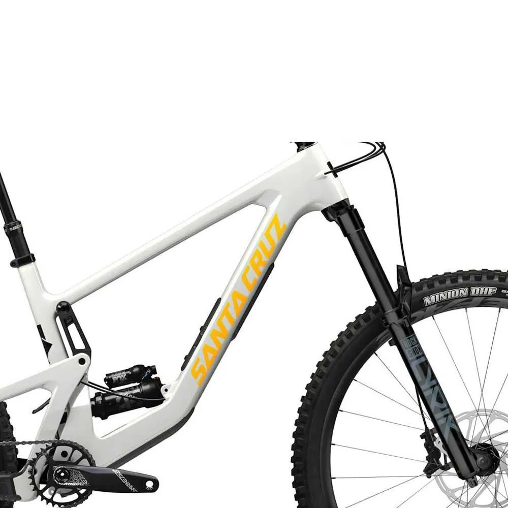 Santa Cruz Bronson 4.1 C Mx 29/27.5´´ Nx Eagle Mountainbike, Gloss chalk white, L Santa Cruz Bronson 4.1 C Mx 29/27.5´´ Nx Eagle Mountainbike, Gloss chalk white, L