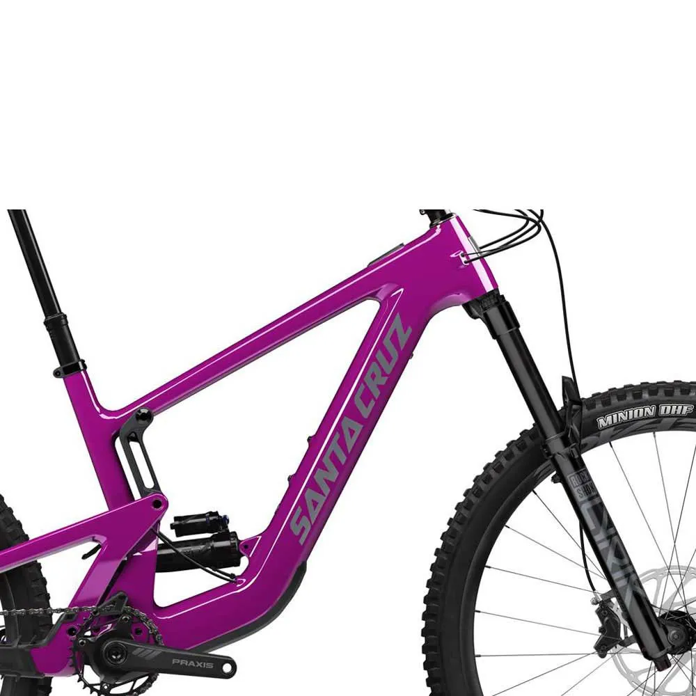 Santa Cruz Heckler Sl 1 C Ride 60 Mx 29/27.5´´ Nx Eagle Elektrische Mountainbike, Gloss magenta, XL, 430Wh Santa Cruz Heckler Sl 1 C Ride 60 Mx 29/27.5´´ Nx Eagle Elektrische Mountainbike, Gloss magenta, XL, 430Wh