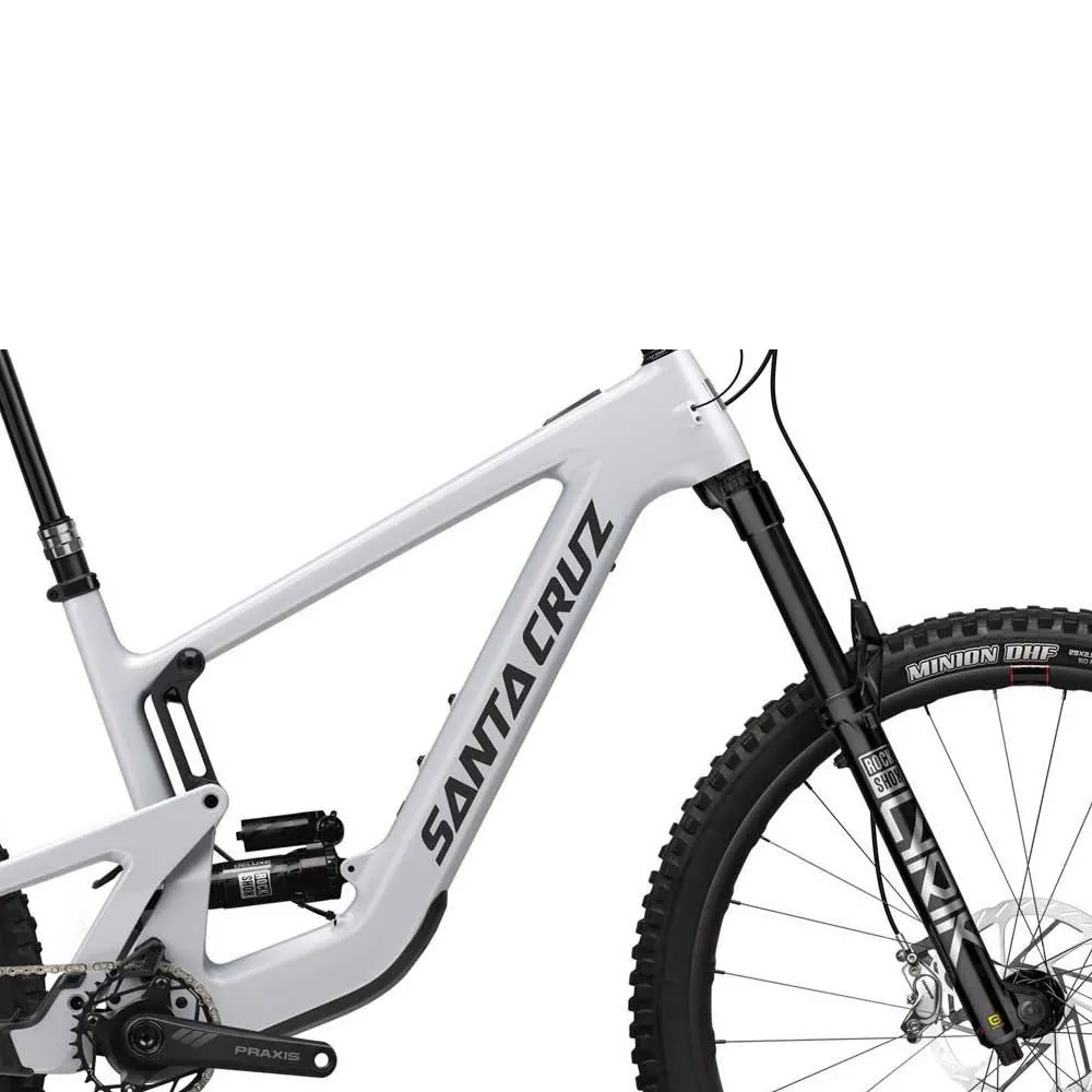 Santa Cruz Heckler Sl 1 Cc Ride 60 Mx 29/27.5´´ X0 Eagle Axs Elektrische Mountainbike, Matte silver, L, 430Wh Santa Cruz Heckler Sl 1 Cc Ride 60 Mx 29/27.5´´ X0 Eagle Axs Elektrische Mountainbike, Matte silver, L, 430Wh