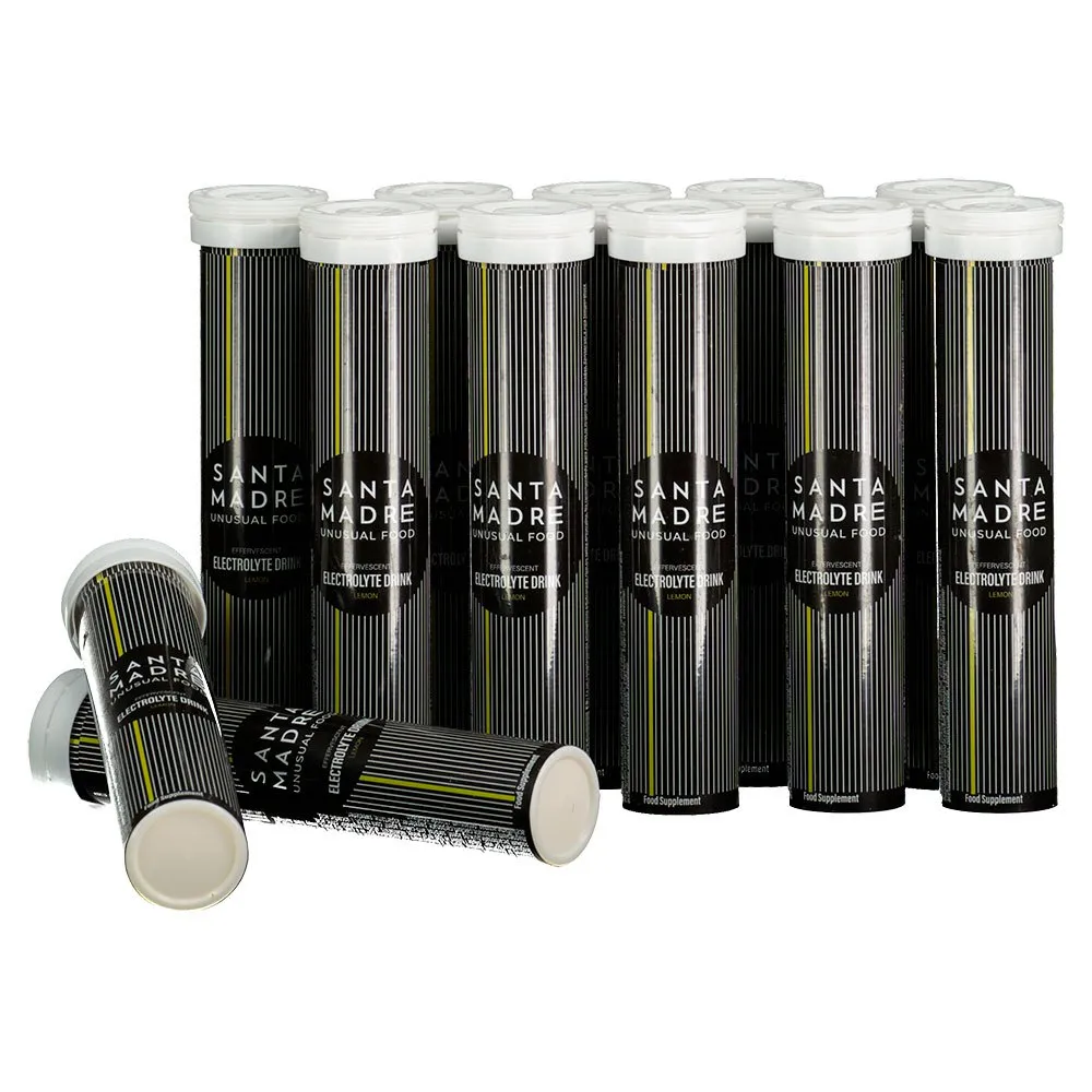 Santa Madre Effervescent Electrolyte Tablettenbox Zitrone 110g 12 Einheiten, Zitrone, 12 x 20 Santa Madre Effervescent Electrolyte Tablettenbox Zitrone 110g 12 Einheiten, Zitrone, 12 x 20