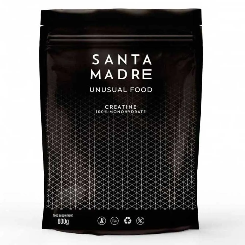 Santa Madre Kreatinpulver Neutraler Geschmack 600g, Black, One Size