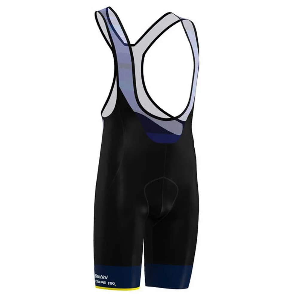 Santini Aigle Tour De Fance Official Trägerhose, Blue nautica