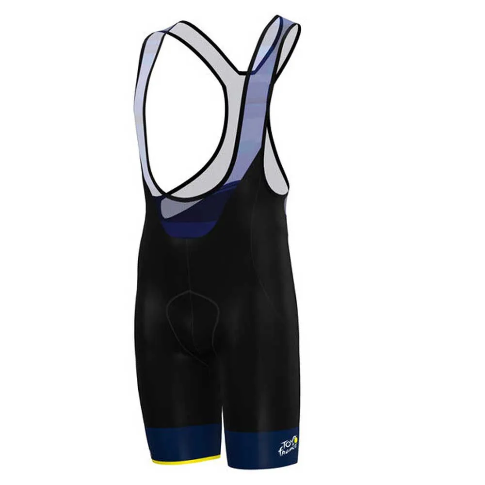 Santini Aigle Tour De Fance Official Trägerhose, Blue nautica