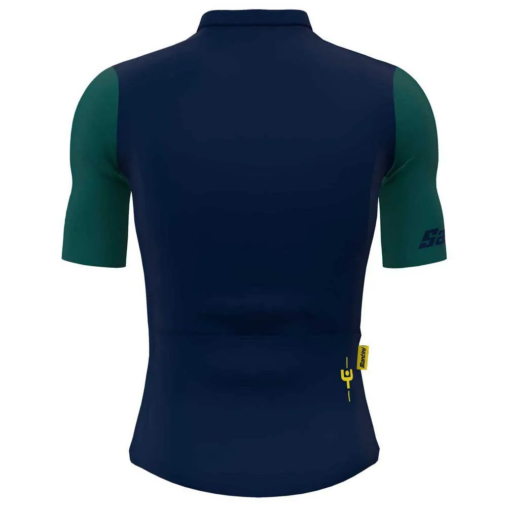 Santini Allez Le Maillot Jaune Kurzarm-radtrikot