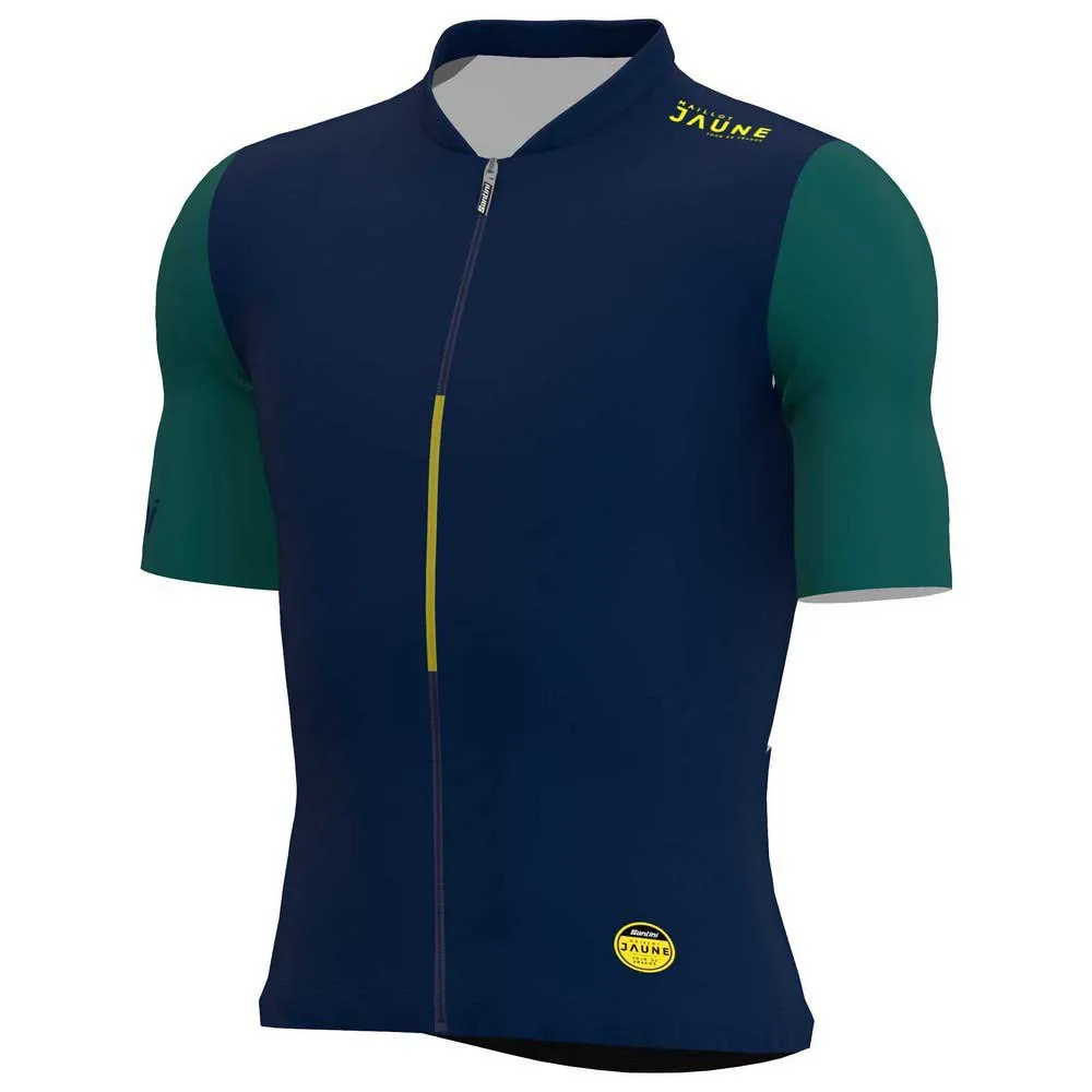 Santini Allez Le Maillot Jaune Kurzarm-radtrikot
