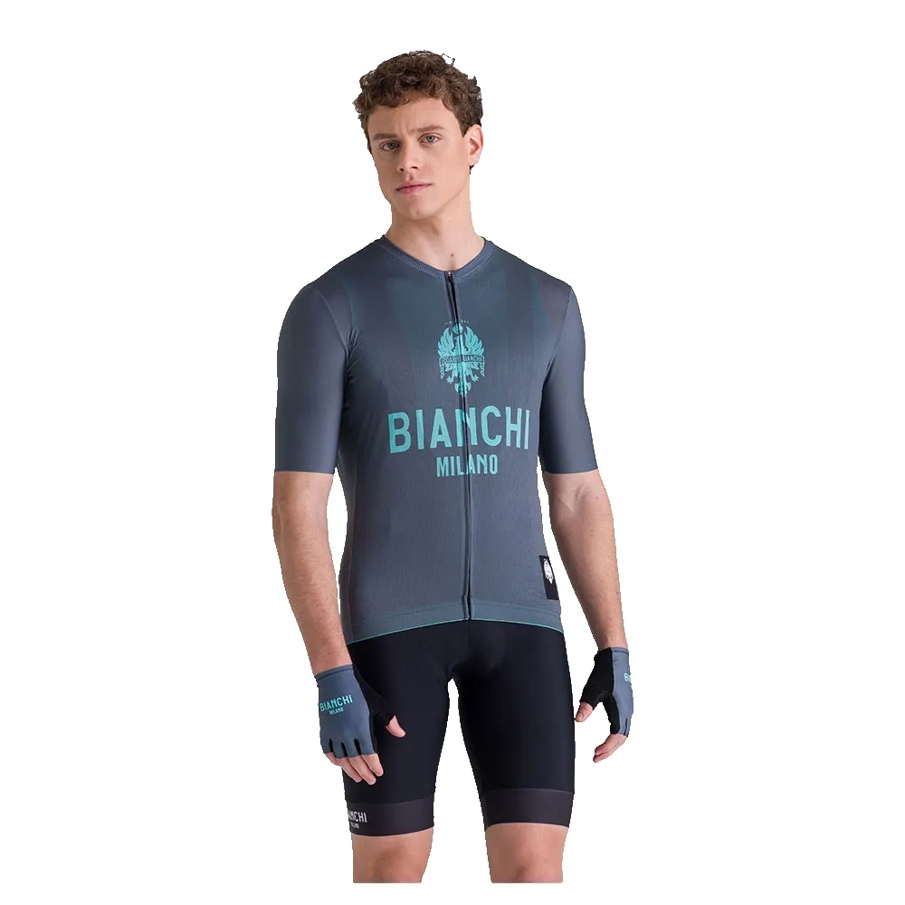 Santini Bianchi Milano Classic 2025 Kurzarm-radtrikot, Grey Santini Bianchi Milano Classic 2025 Kurzarm-radtrikot, Grey