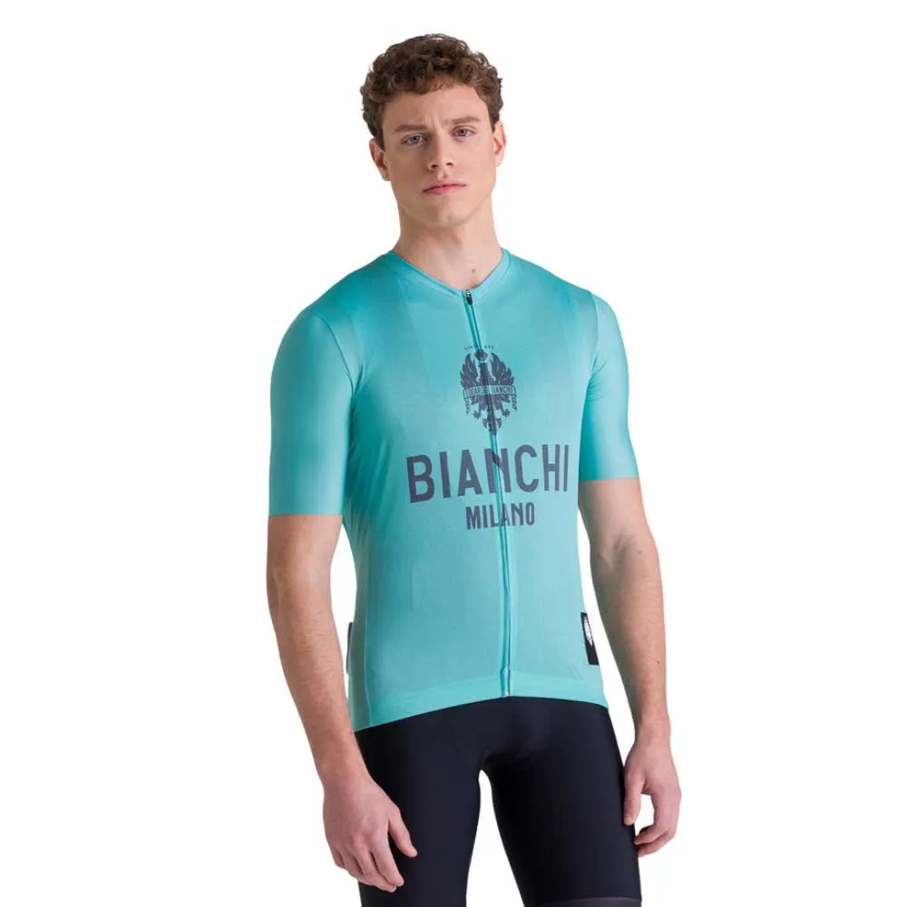 Santini Bianchi Milano Classic 2025 Kurzarm-radtrikot Santini Bianchi Milano Classic 2025 Kurzarm-radtrikot