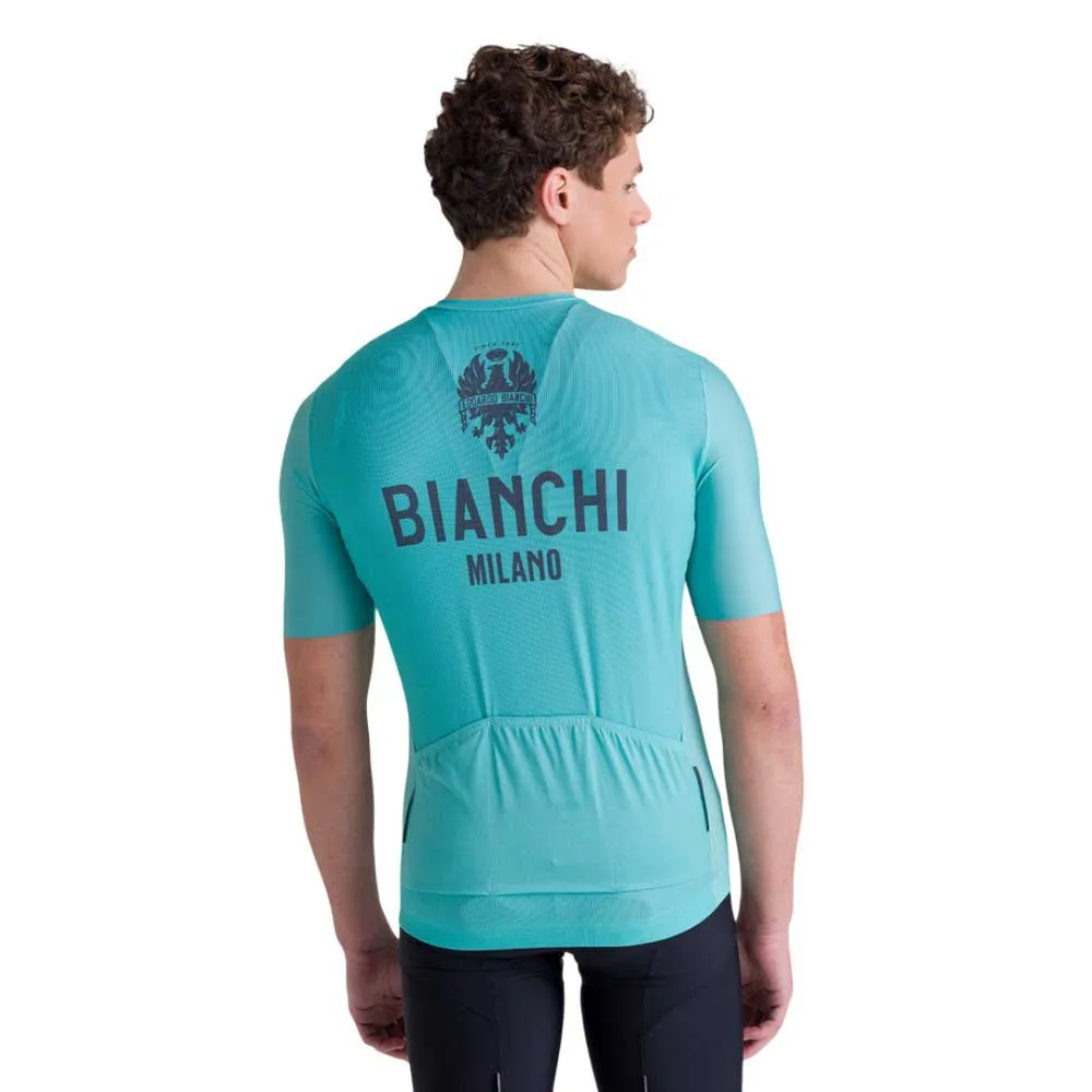 Santini Bianchi Milano Classic 2025 Kurzarm-radtrikot Santini Bianchi Milano Classic 2025 Kurzarm-radtrikot