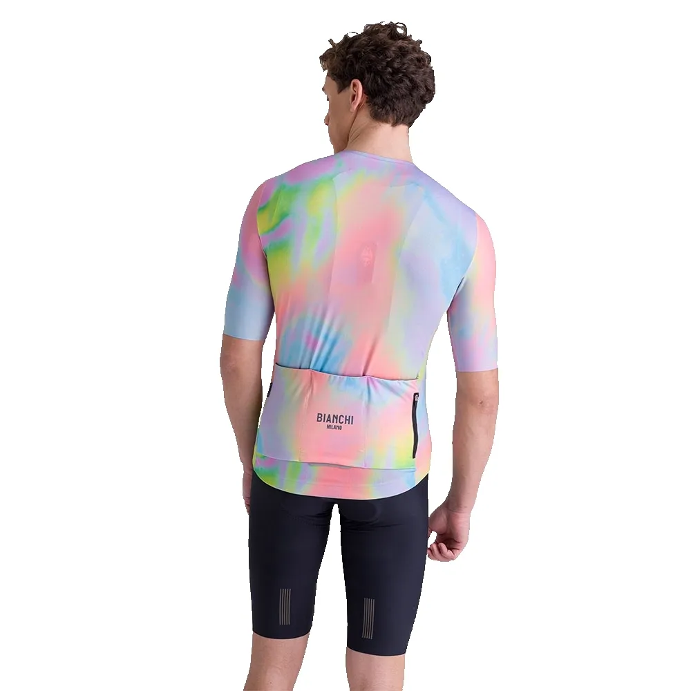 Santini Bianchi Milano Pop 2025 Kurzarm-radtrikot, Print