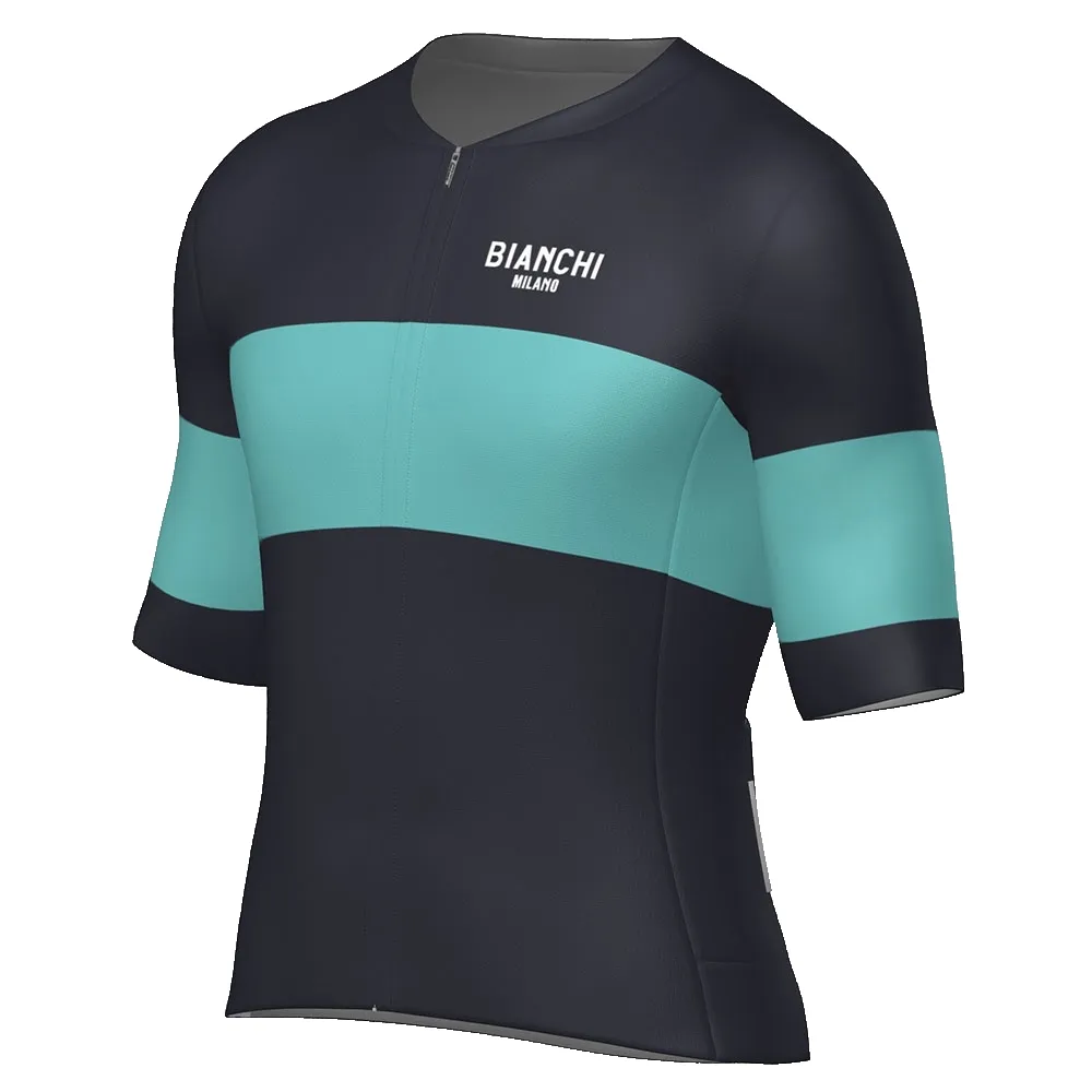 Santini Bianchi Milano Race 2025 Kurzarm-radtrikot