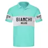 Santini Bianchi Milano Retro 2025 Kurzarm-poloshirt