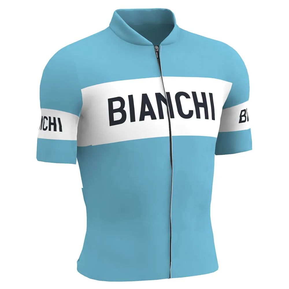 Santini Bianchi Retro 2025 Kurzarm-radtrikot Santini Bianchi Retro 2025 Kurzarm-radtrikot