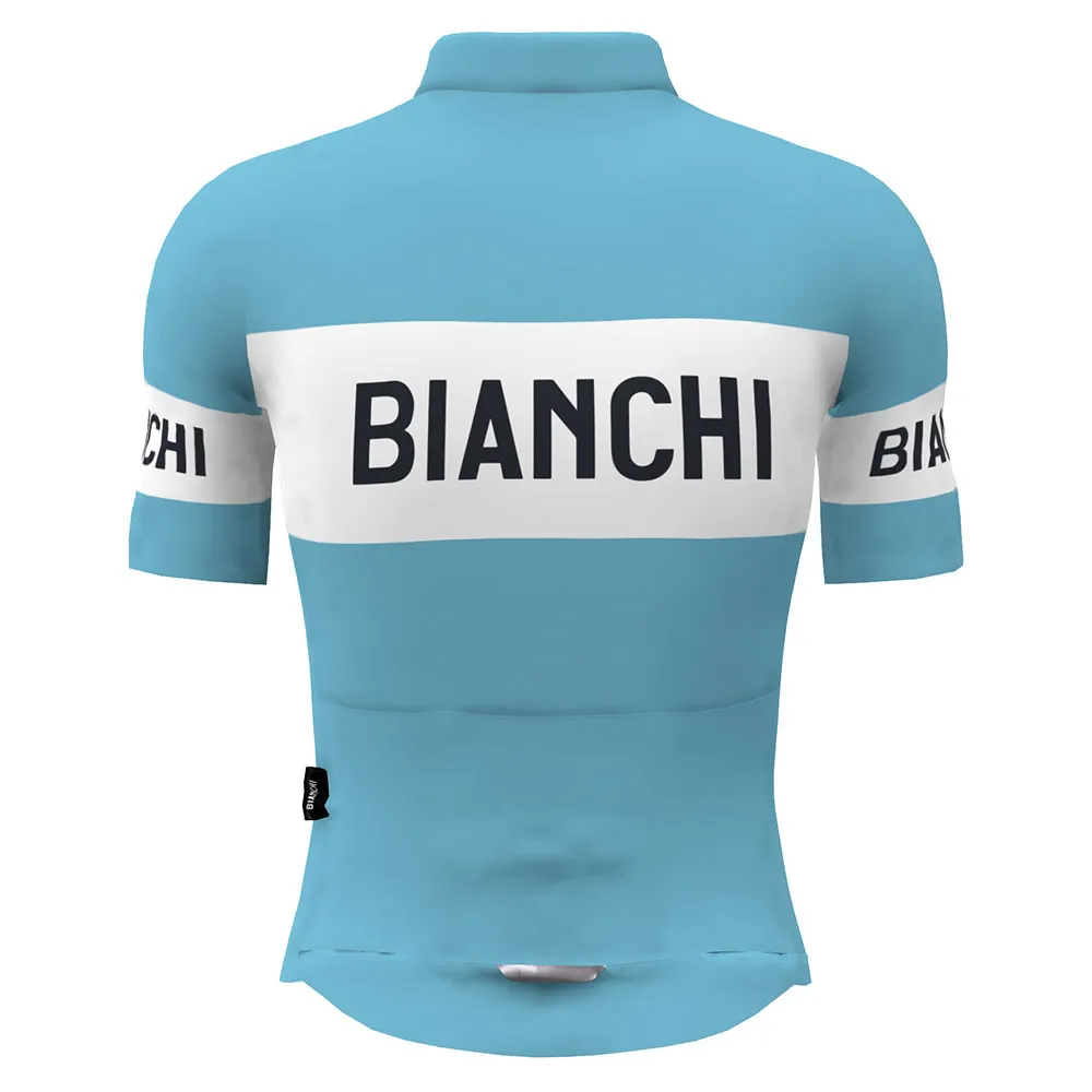 Santini Bianchi Retro 2025 Kurzarm-radtrikot Santini Bianchi Retro 2025 Kurzarm-radtrikot