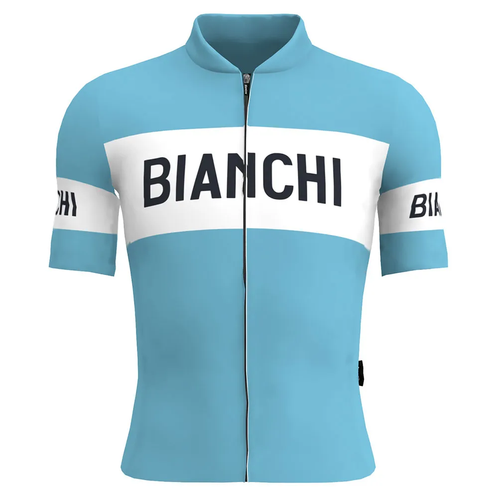 Santini Bianchi Retro 2025 Kurzarm-radtrikot Santini Bianchi Retro 2025 Kurzarm-radtrikot