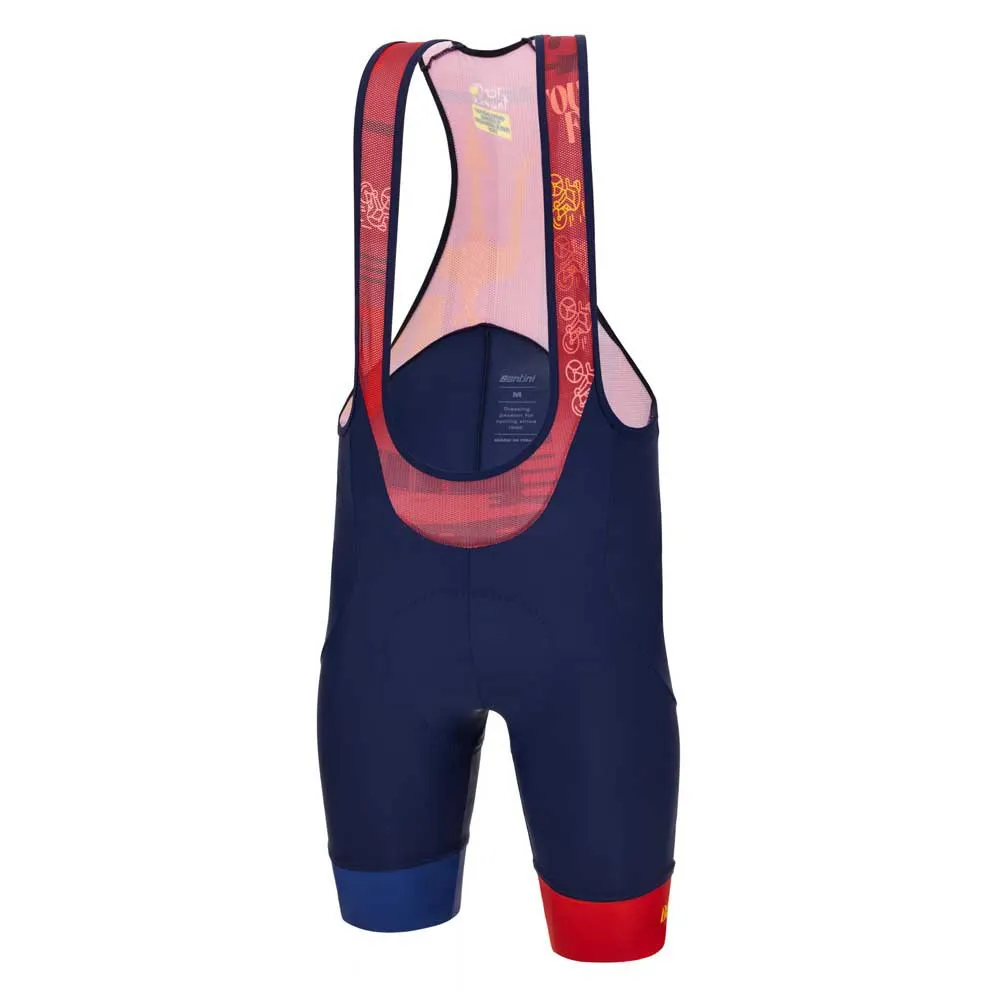 Santini Bologna Tour De France Official Trägerhose
