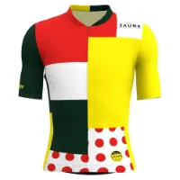 Santini Combo Tour De France Official General Leader Kurzarm-radtrikot Santini Combo Tour De France Official General Leader Kurzarm-radtrikot