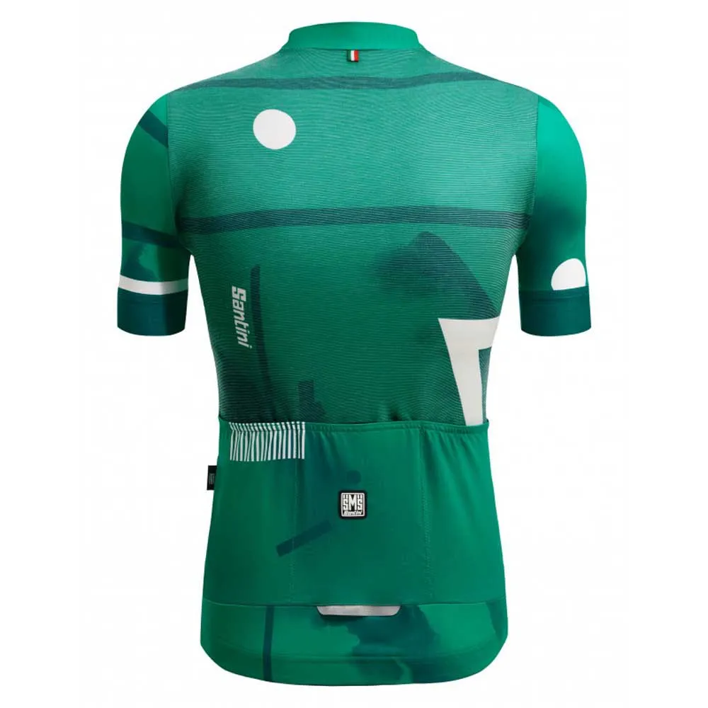 Santini Delta Berg Kurzarm-radtrikot, Green, S Santini Delta Berg Kurzarm-radtrikot, Green, S