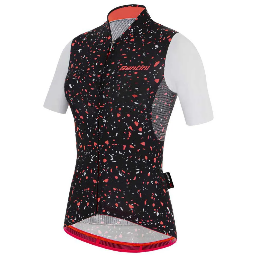 Santini Delta Pietra Kurzarm-radtrikot, Black Santini Delta Pietra Kurzarm-radtrikot, Black