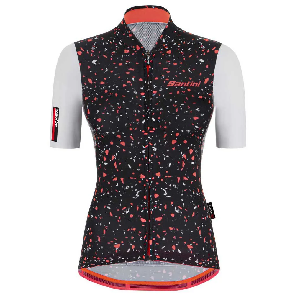 Santini Delta Pietra Kurzarm-radtrikot, Black Santini Delta Pietra Kurzarm-radtrikot, Black