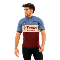 Santini Eroica 28° Gaiole Kurzarm-radtrikot