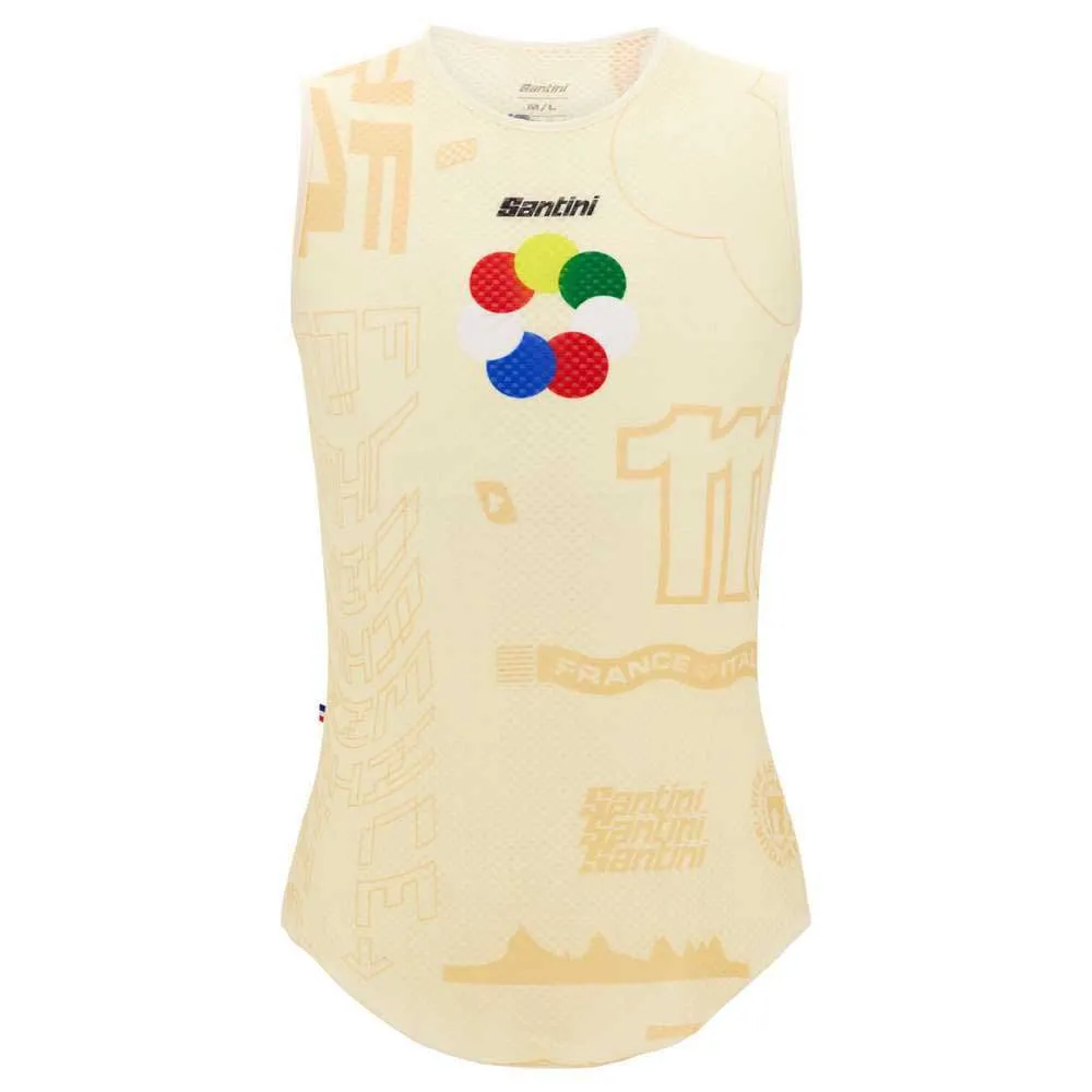 Santini Grand Départ Florence Tour De France Ärmelloses Baselayer Santini Grand Départ Florence Tour De France Ärmelloses Baselayer
