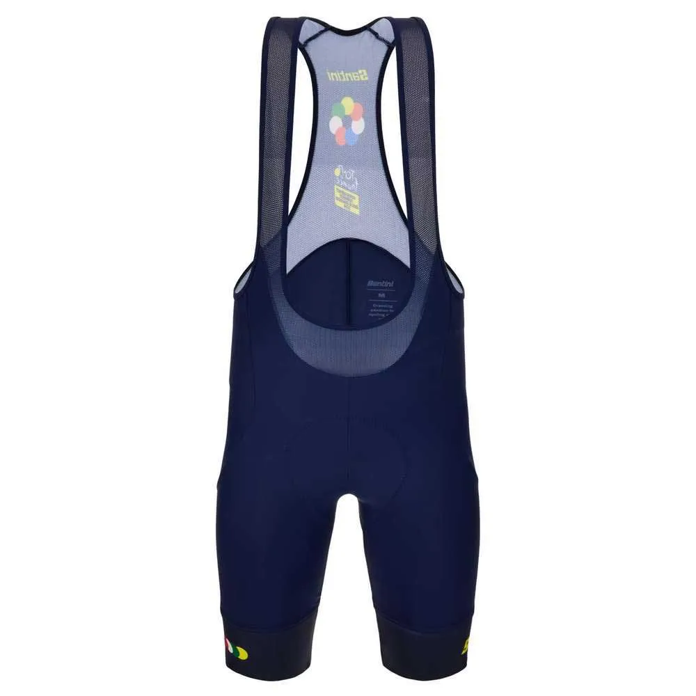 Santini Grand Départ Florence Tour De France Trägerhose, Blue nt Santini Grand Départ Florence Tour De France Trägerhose, Blue nt