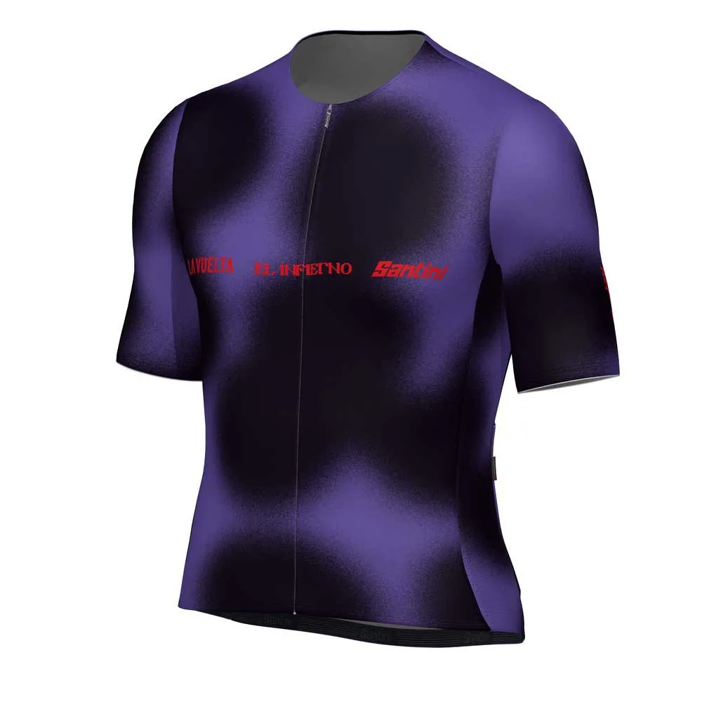 Santini La Vuelta Angliru Kurzarm-radtrikot