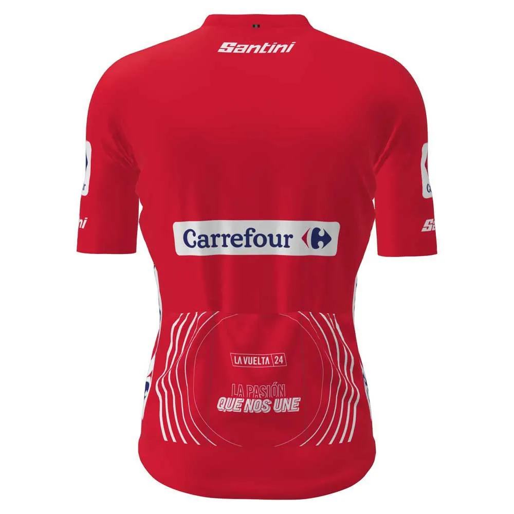 Santini La Vuelta Leader General Classification Kurzarm-radtrikot Santini La Vuelta Leader General Classification Kurzarm-radtrikot