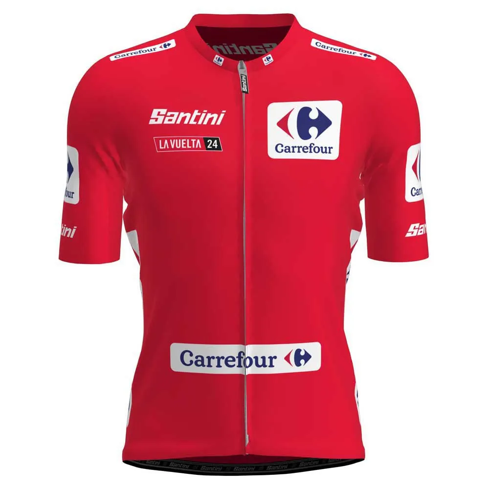 Santini La Vuelta Leader General Classification Kurzarm-radtrikot Santini La Vuelta Leader General Classification Kurzarm-radtrikot