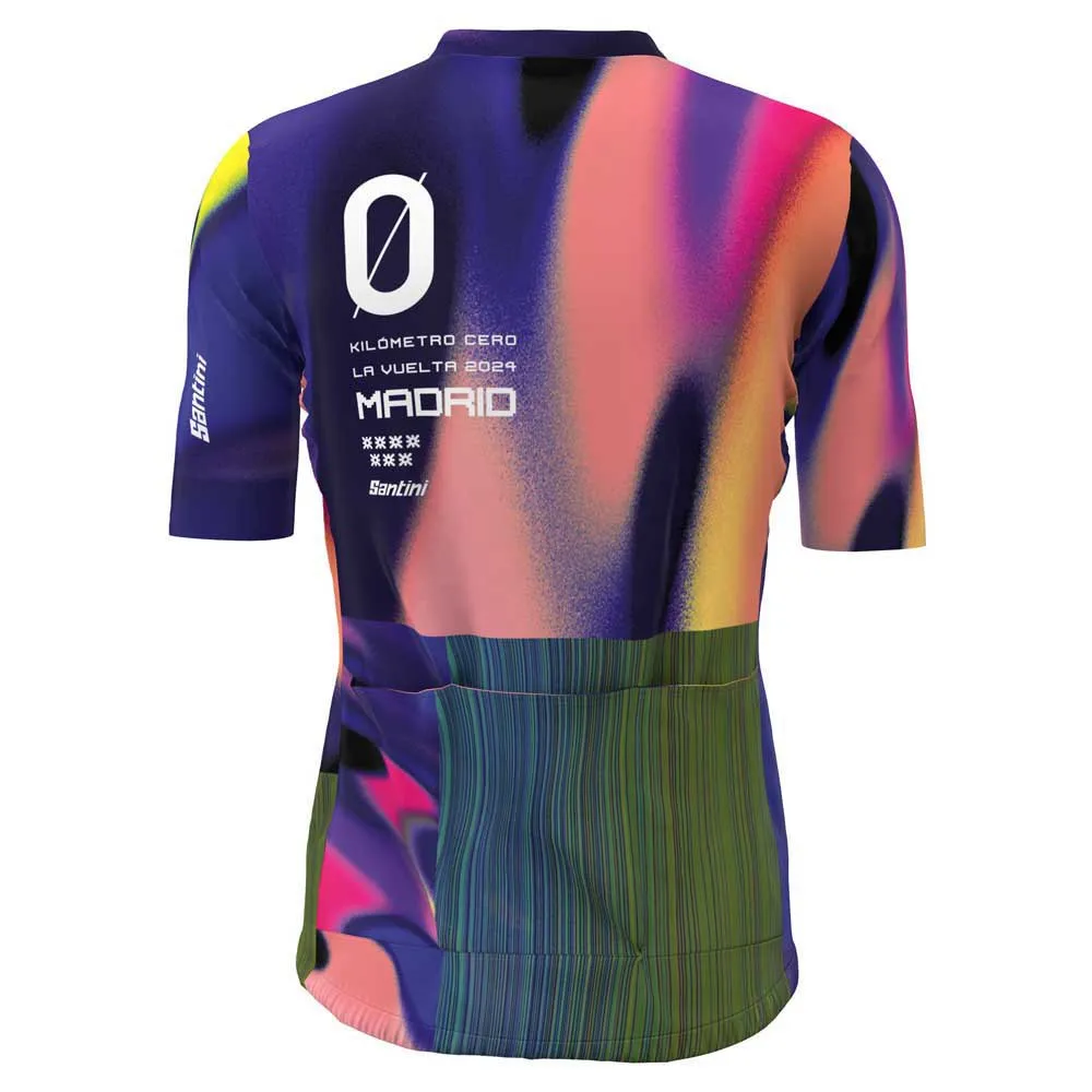 Santini La Vuelta Madrid Kurzarm-radtrikot Santini La Vuelta Madrid Kurzarm-radtrikot