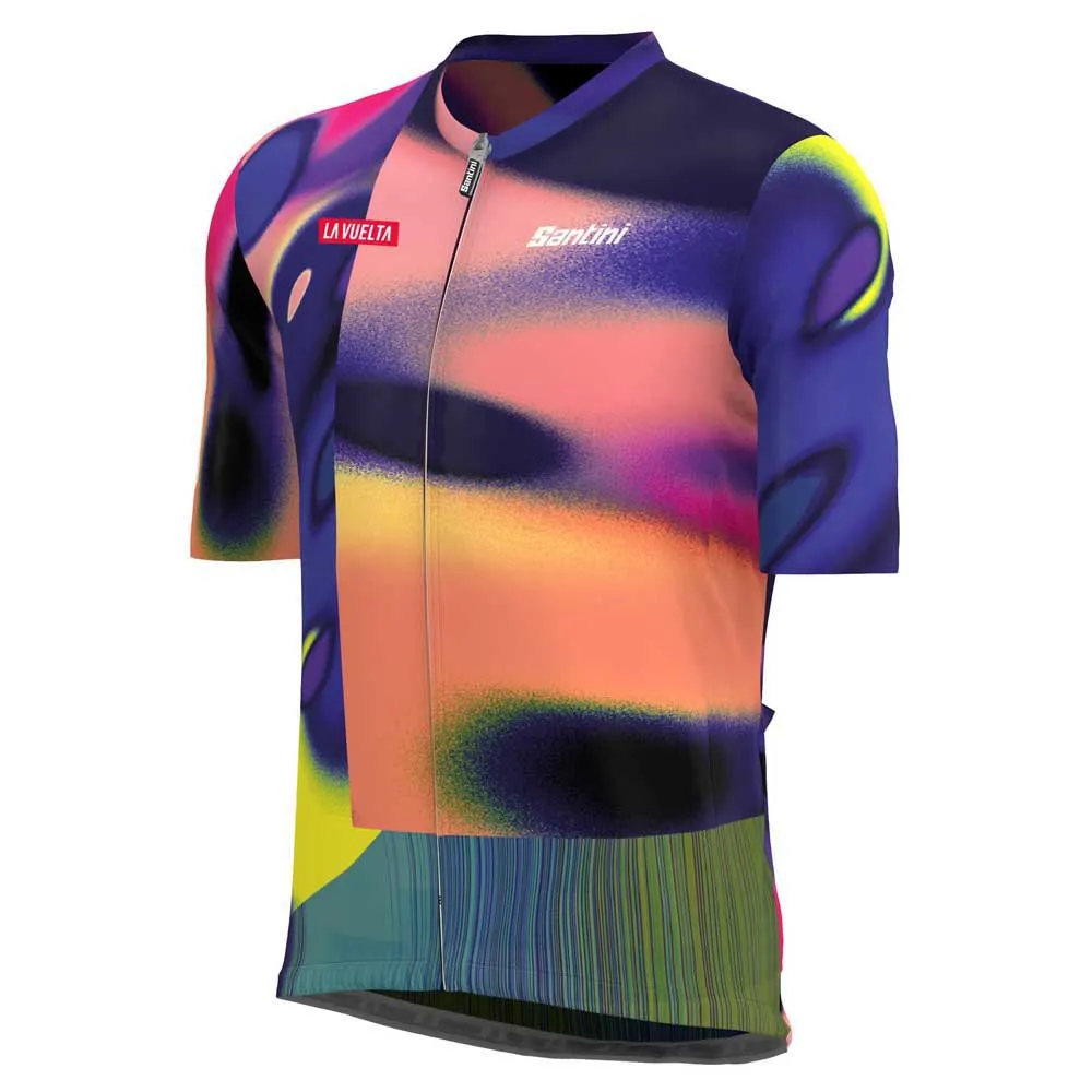 Santini La Vuelta Madrid Kurzarm-radtrikot Santini La Vuelta Madrid Kurzarm-radtrikot