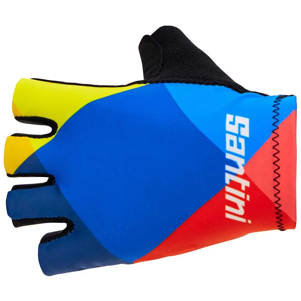 Santini Lidl-trek 2025 Kurze Handschuhe Santini Lidl-trek 2025 Kurze Handschuhe