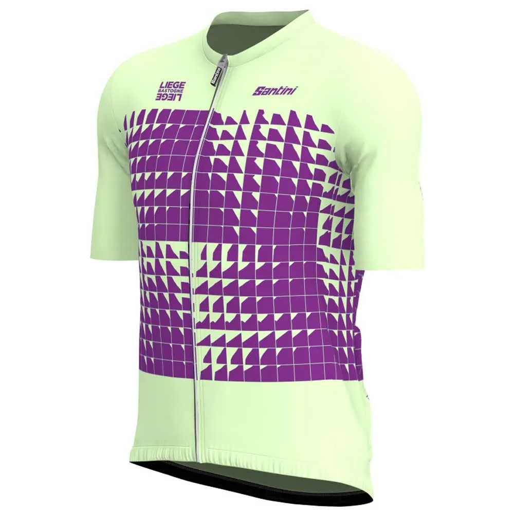 Santini Liege Bastogne Kurzarm-radtrikot Santini Liege Bastogne Kurzarm-radtrikot