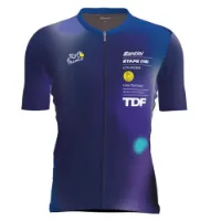 Santini Lourdes Tour De Fance Official Kurzarm-radtrikot Santini Lourdes Tour De Fance Official Kurzarm-radtrikot