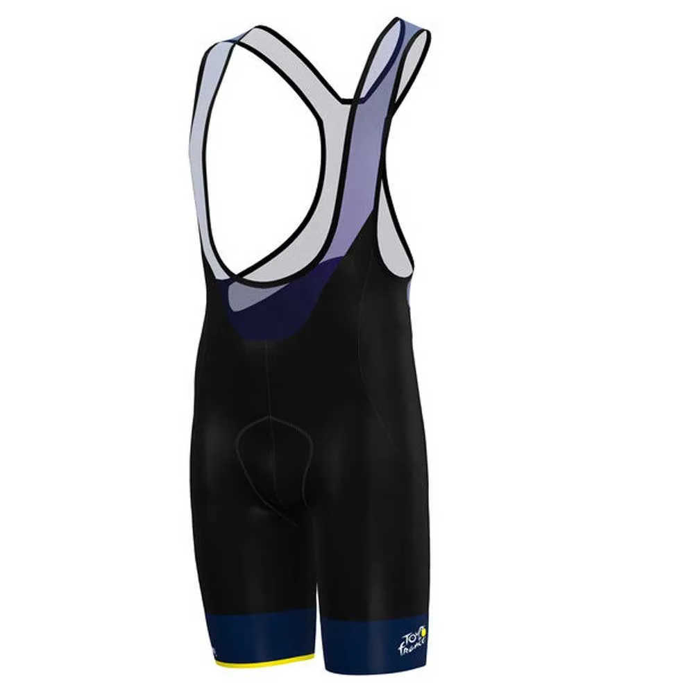 Santini Lourdes Tour De Fance Official Trägerhose, Blue nautica Santini Lourdes Tour De Fance Official Trägerhose, Blue nautica