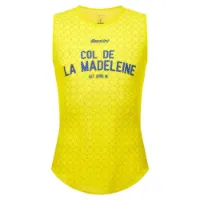 Santini Maillot Jaune Col De La Madeleine 2025 Ärmelloses Baselayer Santini Maillot Jaune Col De La Madeleine 2025 Ärmelloses Baselayer