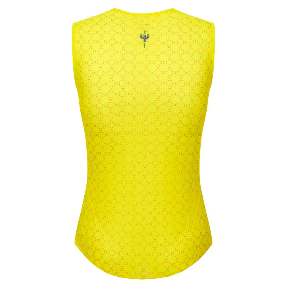 Santini Maillot Jaune Col De La Madeleine 2025 Ärmelloses Baselayer Santini Maillot Jaune Col De La Madeleine 2025 Ärmelloses Baselayer